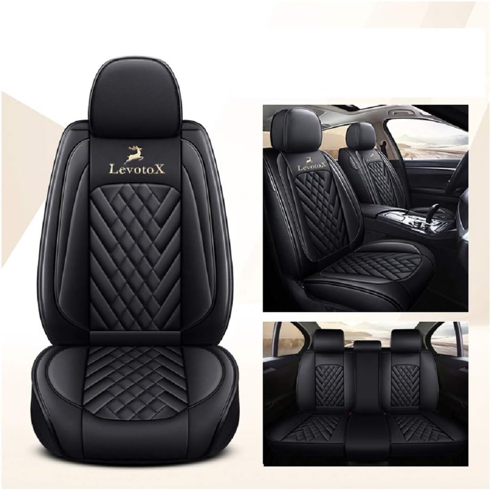Red 5 Seats Car Seat Covers T16072
