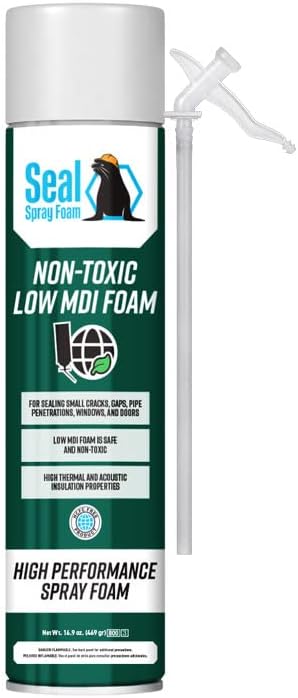 Non-Toxic Low MDI Straw Foam Case of 12 16.9oz Cans Y85735
