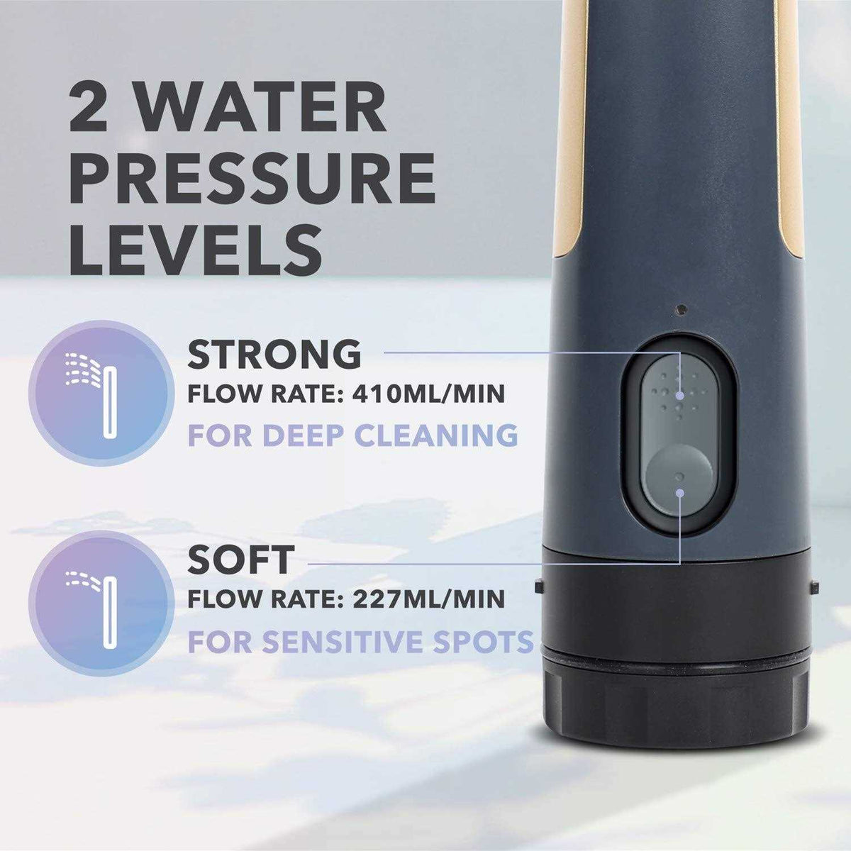 Portable Rechargeable Electric Handheld Bidet Sprayer 5.75oz C263