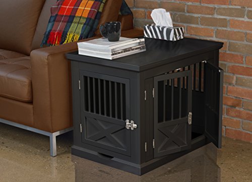 White Triple Door Medium Dog Crate S80334