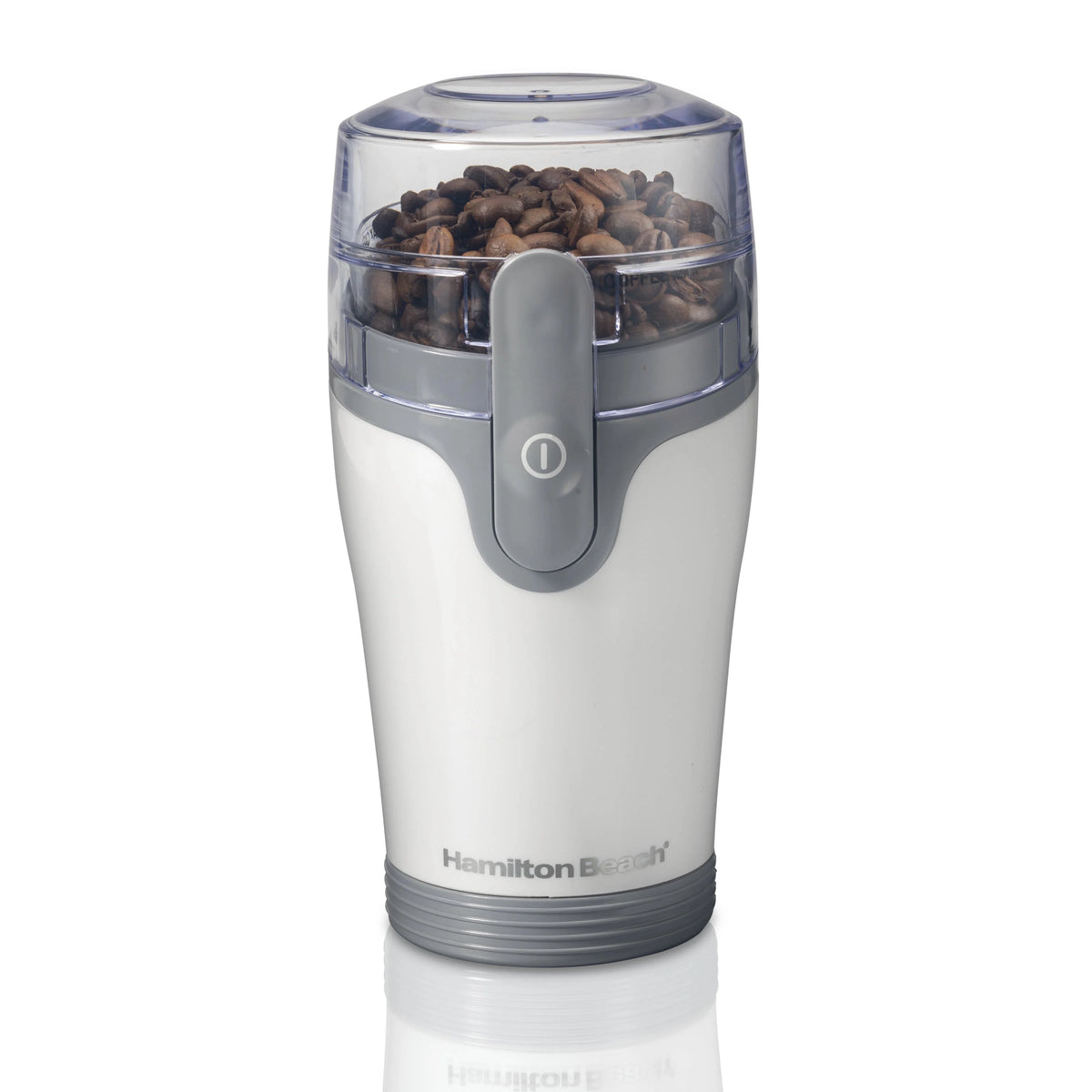 White with Gray Accents Coffee and Spice Grinder O2382