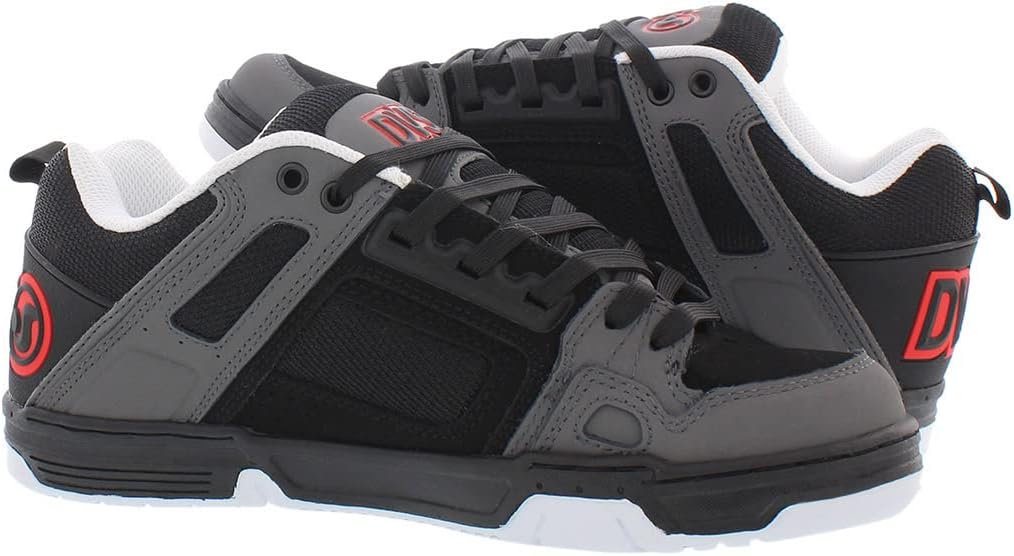Men's Comanche Skate Black Charcoal Red Nubuck Y620154
