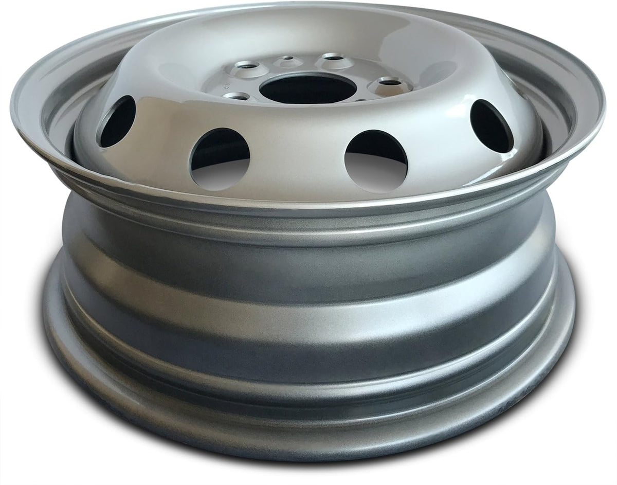 16 inch 5 Lug Silver Steel Wheel K4503