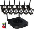 Wireless Security Camera System, 8CH NVR with 1TB HDD and 6PCS 3MP Outdoor Bullet Cameras E203610
