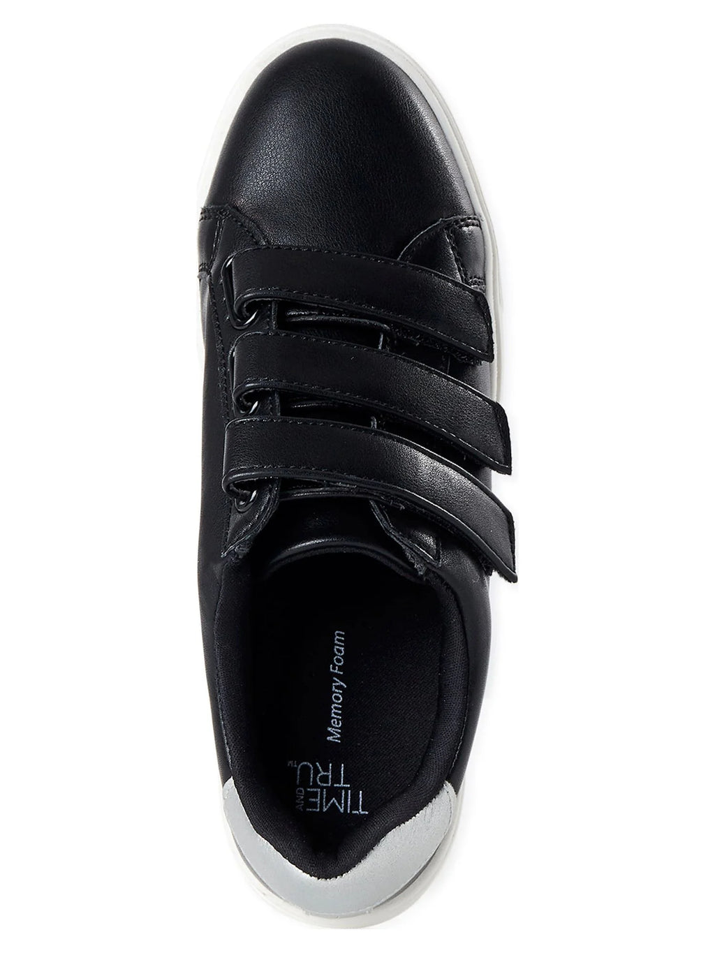 Women's Three Strap Velcro Fashion Sneaker W49311