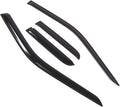 Dark Smoke Outside Mount Window Visor Deflector Rain Guard 4 Pcs Set A7970