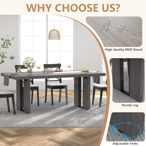 Rustic Farmhouse Rectangle Dining Table L476565