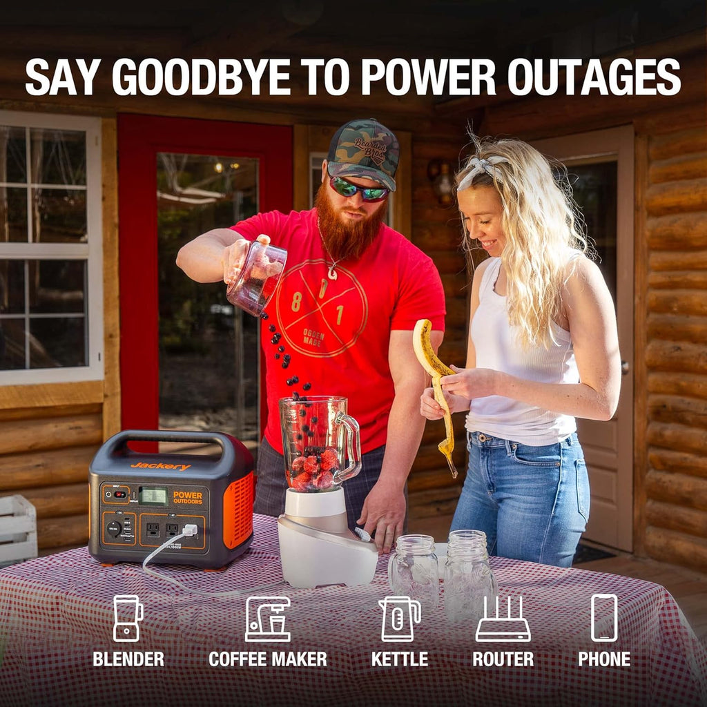 Portable Power Station 1002Wh Solar Generator with 3 AC Outlets Y47864