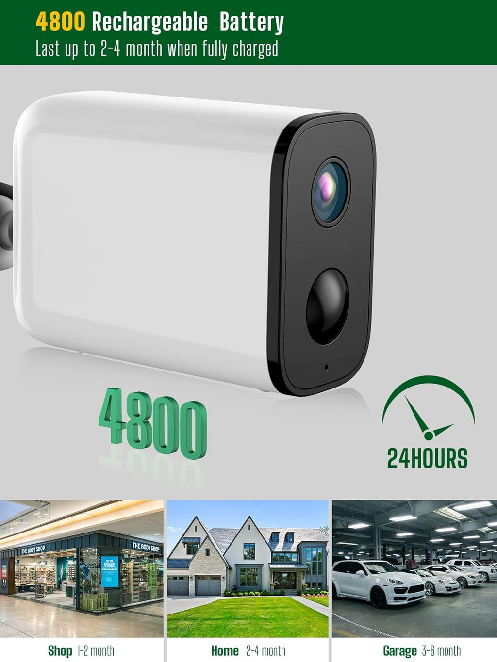1080P Wireless Security Camera with Night Vision G6535