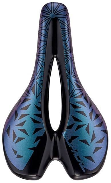 Neon Blue 143mm Saddle F839