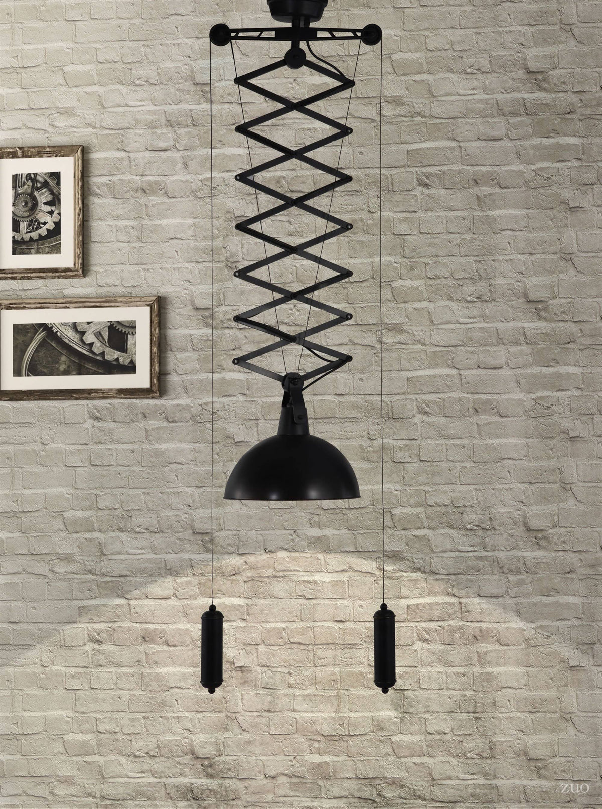 Emerald Antique Black Gold Ceiling Lamp H50071
