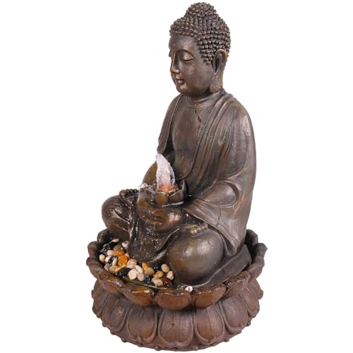 Outdoor Buddha Statue Waterfall Fountain R25528