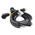 NEMA 14-30 Splitter, 14-30P Male Plug To Dual 14-30R Female Receptacle, 4-Prong 30 AMP Y Adapter Cord (20 Feet) X433