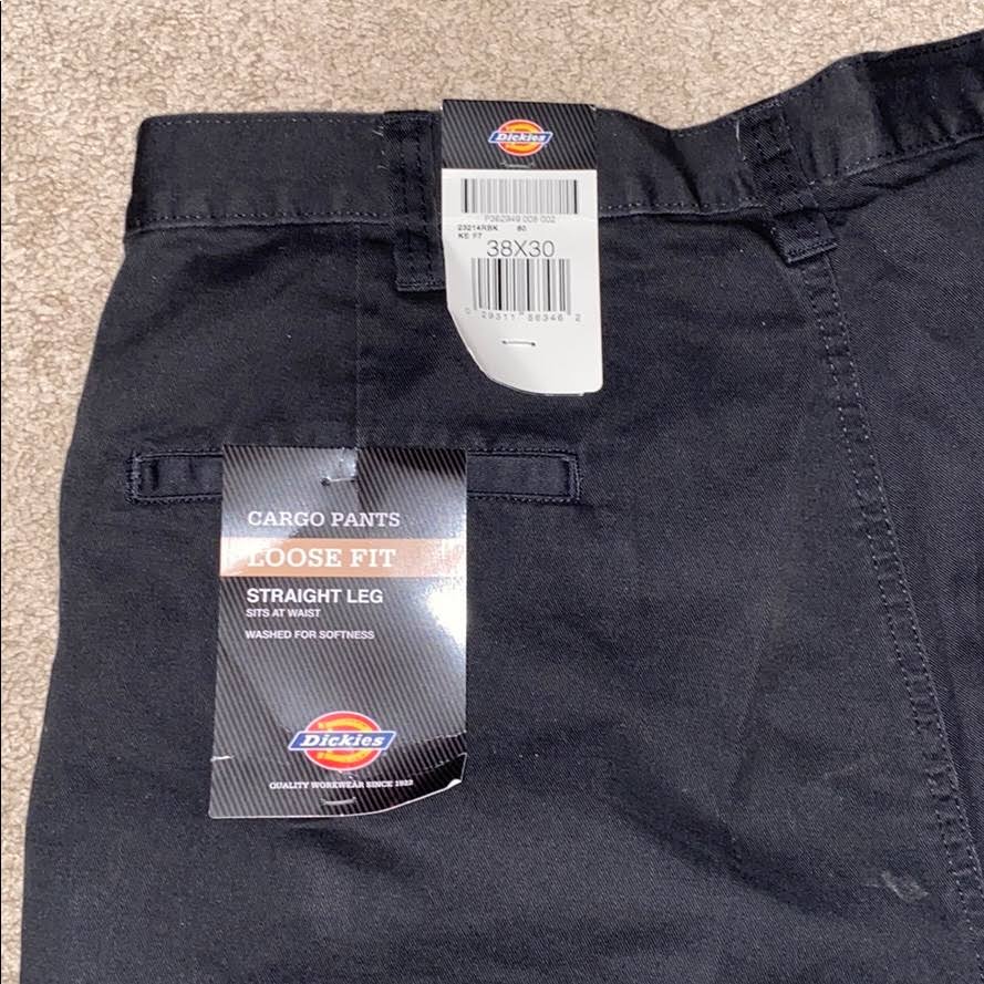 Black Premium Industrial Cargo Pant A7212