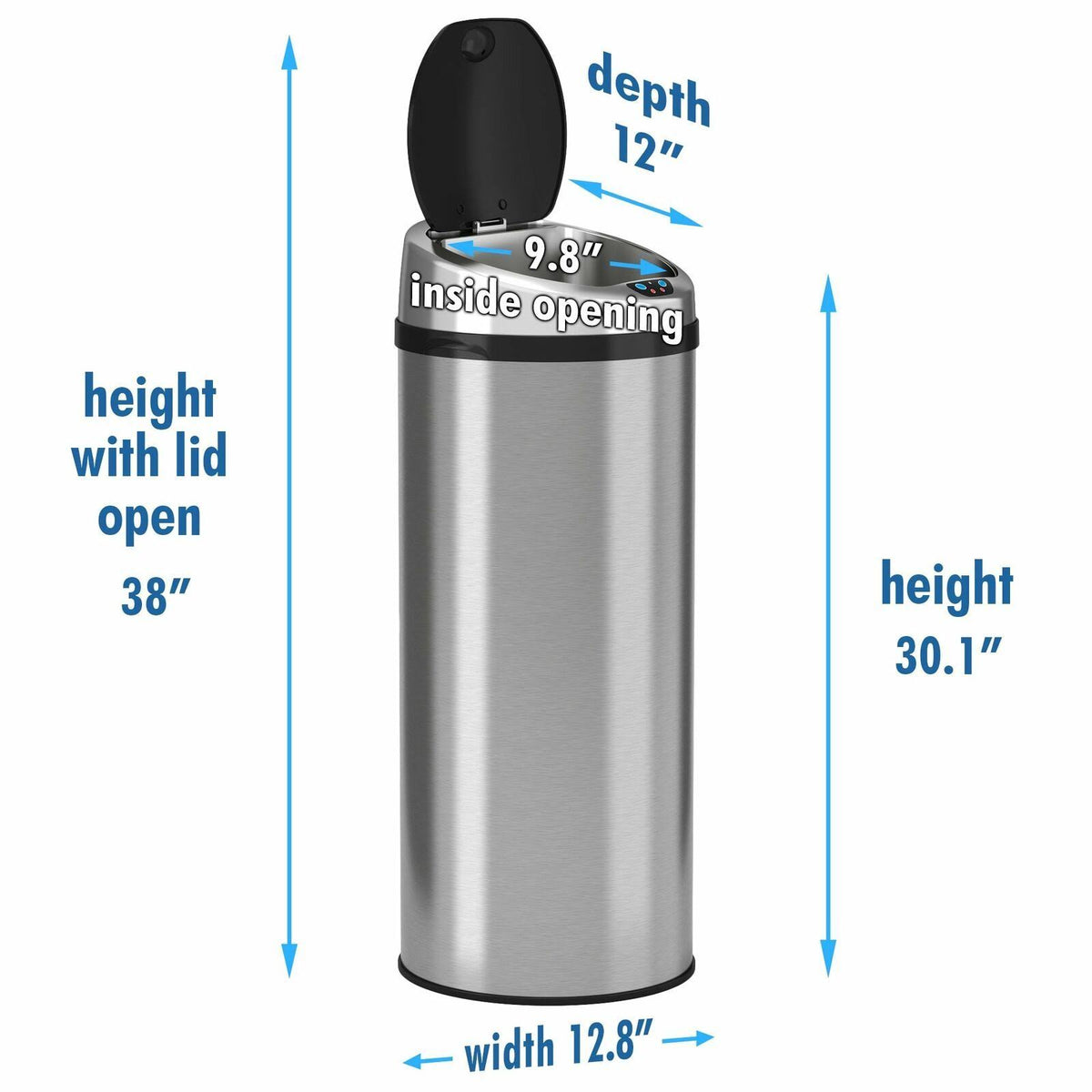 Stainless Steel Motion Sensor Trash Can D741686
