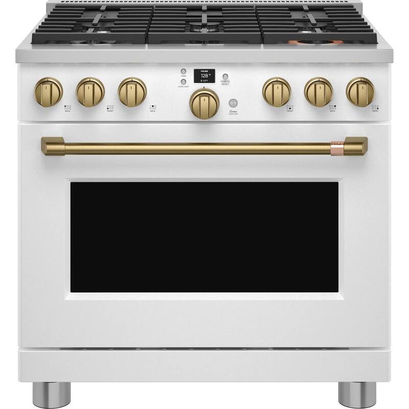 Range and Rangetop Handle and Knob Kit in Brushed Brass C869