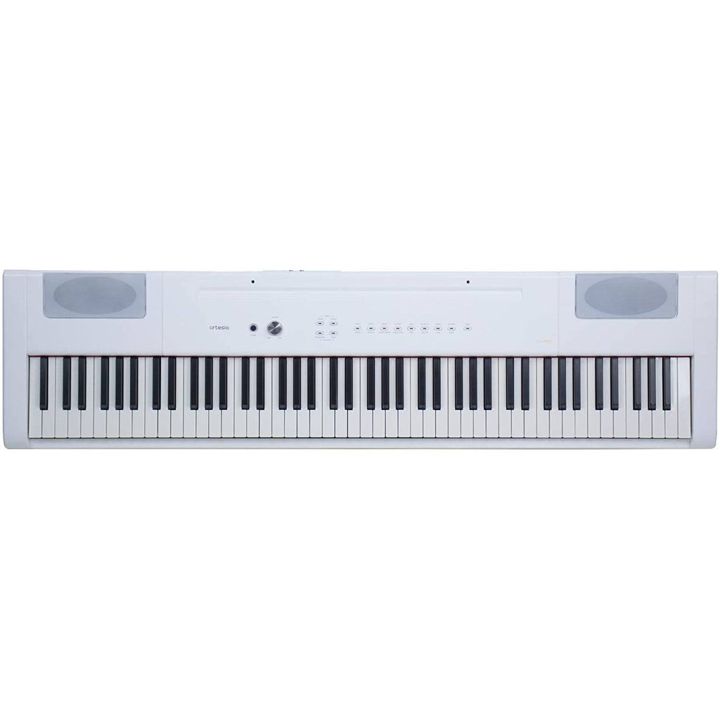 White 88-Key Weighted Hammer Action Digital Piano S82431