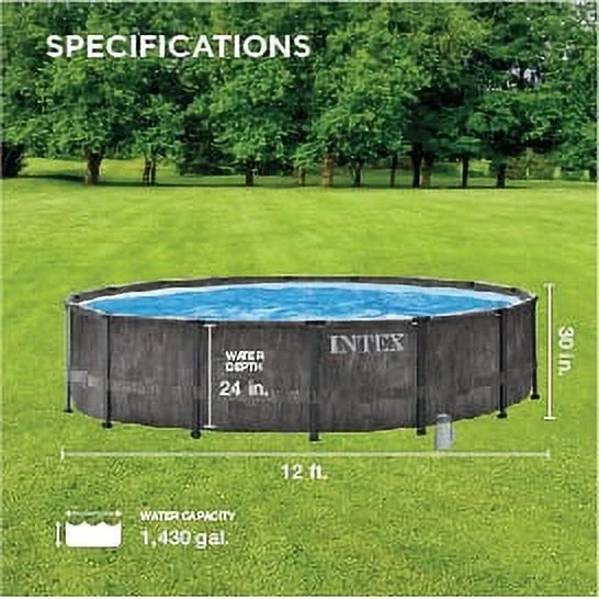 Round Above Ground Swimming Pool G58173