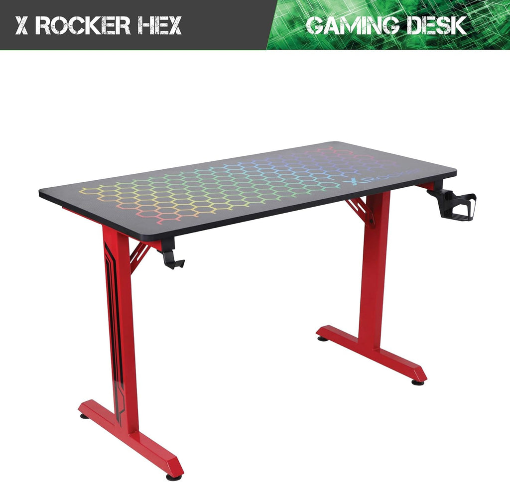 Black/Red Gaming Desk S331