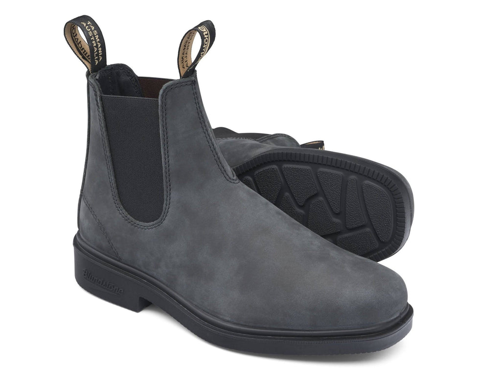 Rustic Black Chisel Toe Boots J855