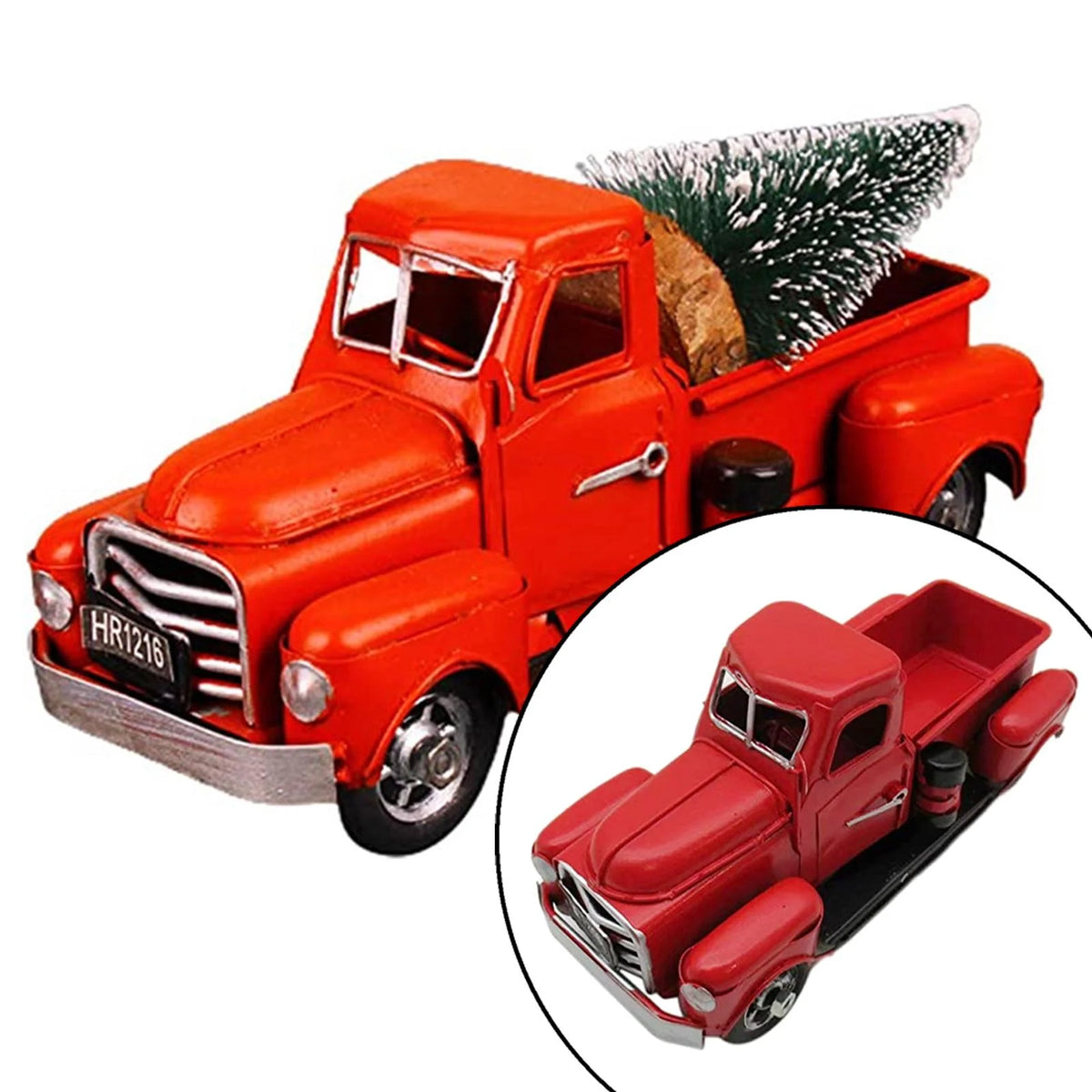 Vintage Christmas Truck Model Toy Ornament I178