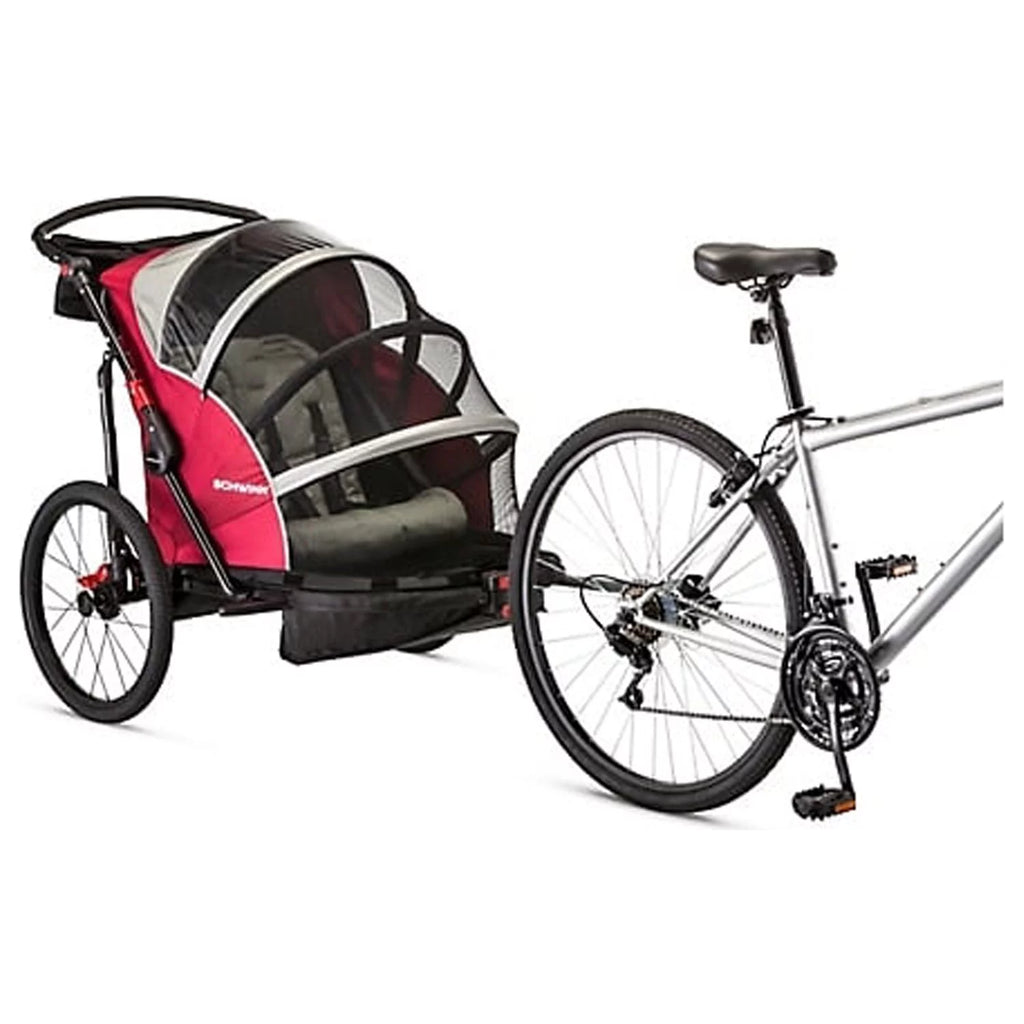 Red Black Child Bicycle Trailer U44492