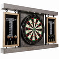 Bristle Dartboard Cabinet with LED Light, 40 inch x 23.7 inch x 3.375 inch Z203590