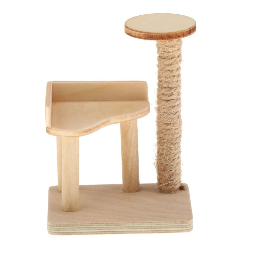 Miniature Cat Climbing Dollhouse Furniture G2284