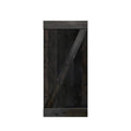 Charcoal Black Solid Knotty Pine Wood Interior Sliding Barn Door Slab X737938