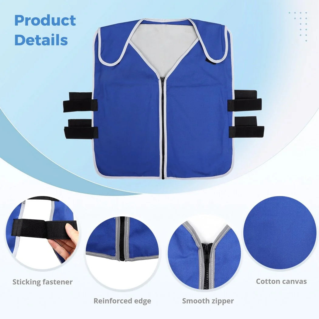 Cooling Vest with 20 PCS of Ice Packs and 6 Big Pockets Q903640