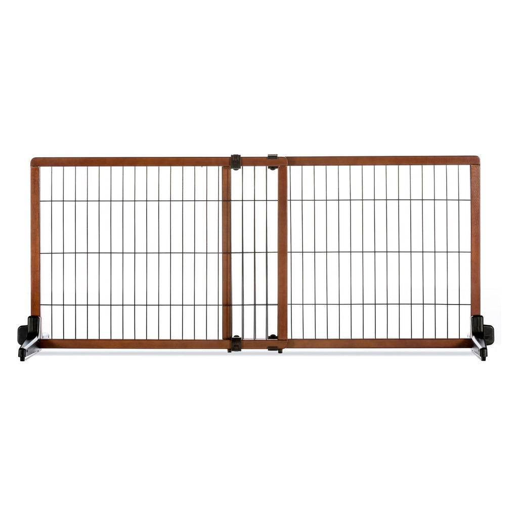 Freestanding Pet Gate, Brown/Black H2659
