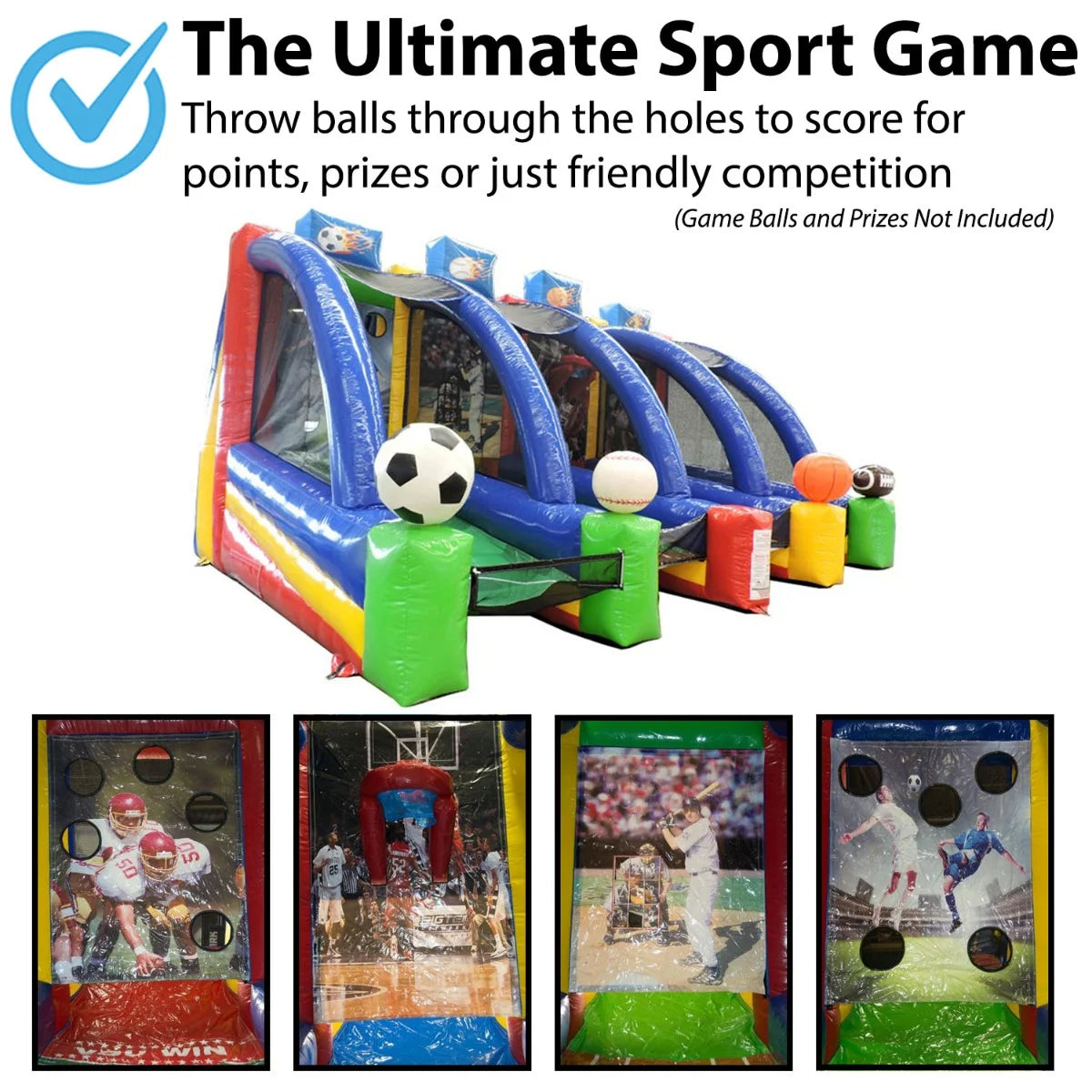 Commercial Vinyl Inflatable Kids Game E40614