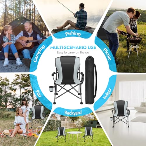 Oversized Folding Camping Chair 2 Pack S164