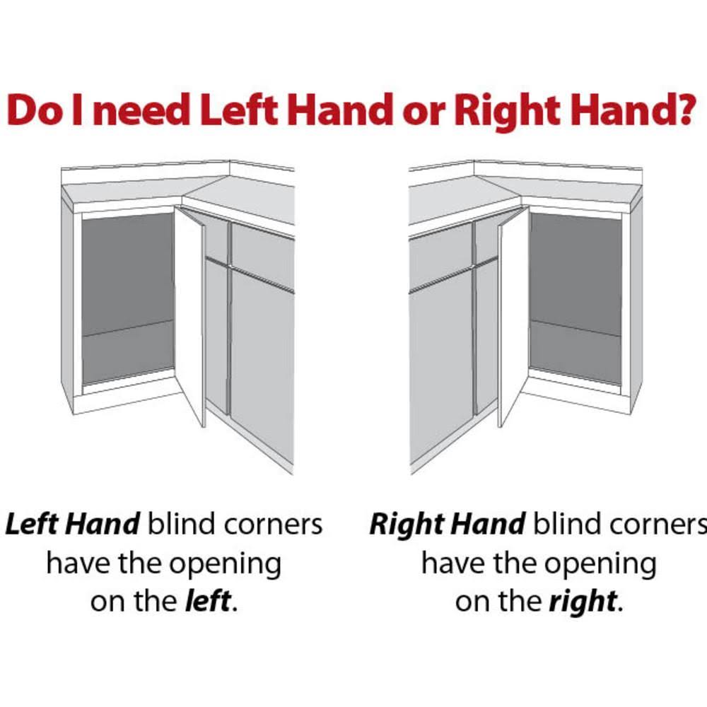 18 in. Blind Corner Swing Out Left Handed Unit G235975