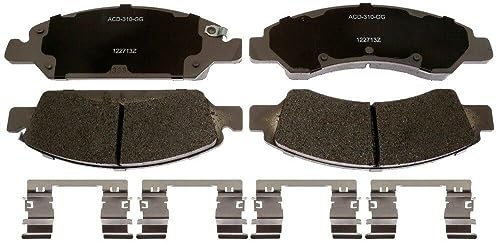 Ceramic Front Disc Brake Pad Set with Hardware Y5947