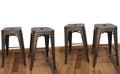 30-Inch Industrial Metal Bar Stool R407412