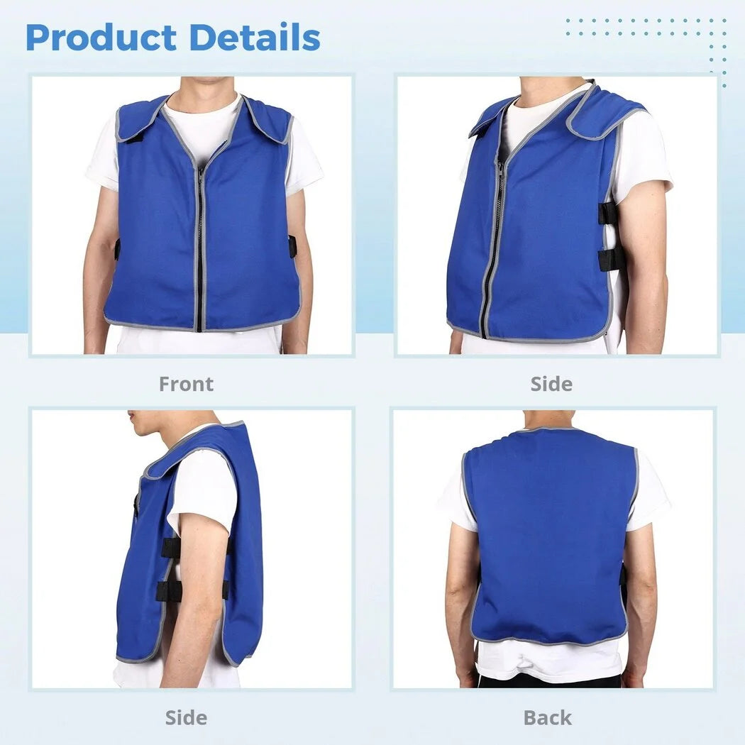 Cooling Vest with 20 PCS of Ice Packs and 6 Big Pockets Q903640