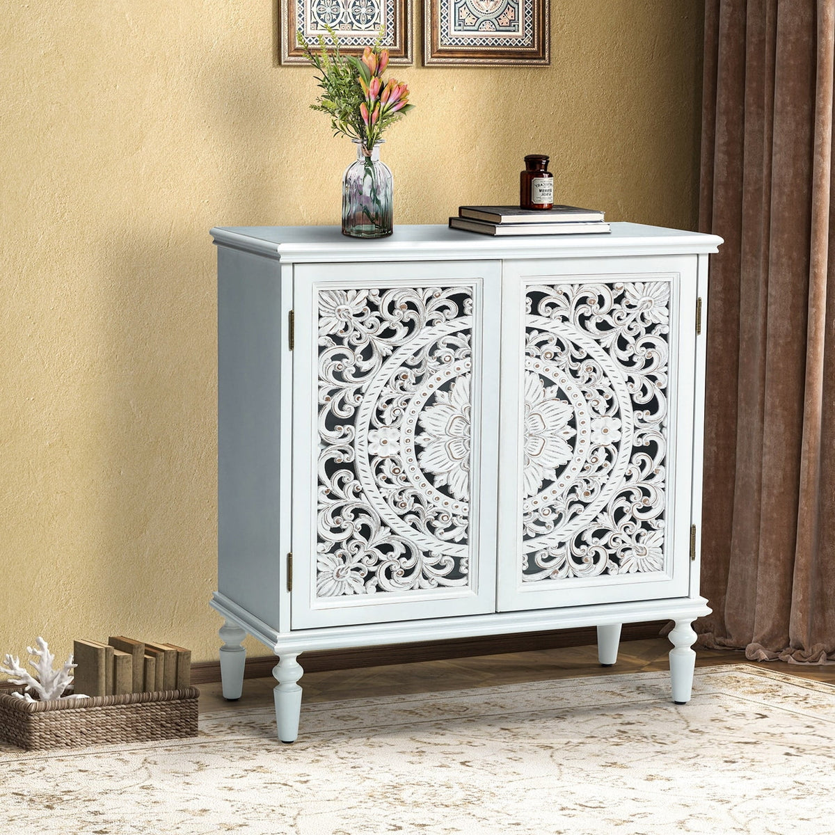 32" Tall 2-Door Accent Cabinet Z772