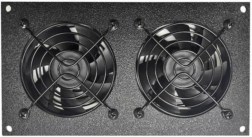 Programmable Thermostat Cooling Kit, Metal, Dual 120mm, Pack of 2 K970418