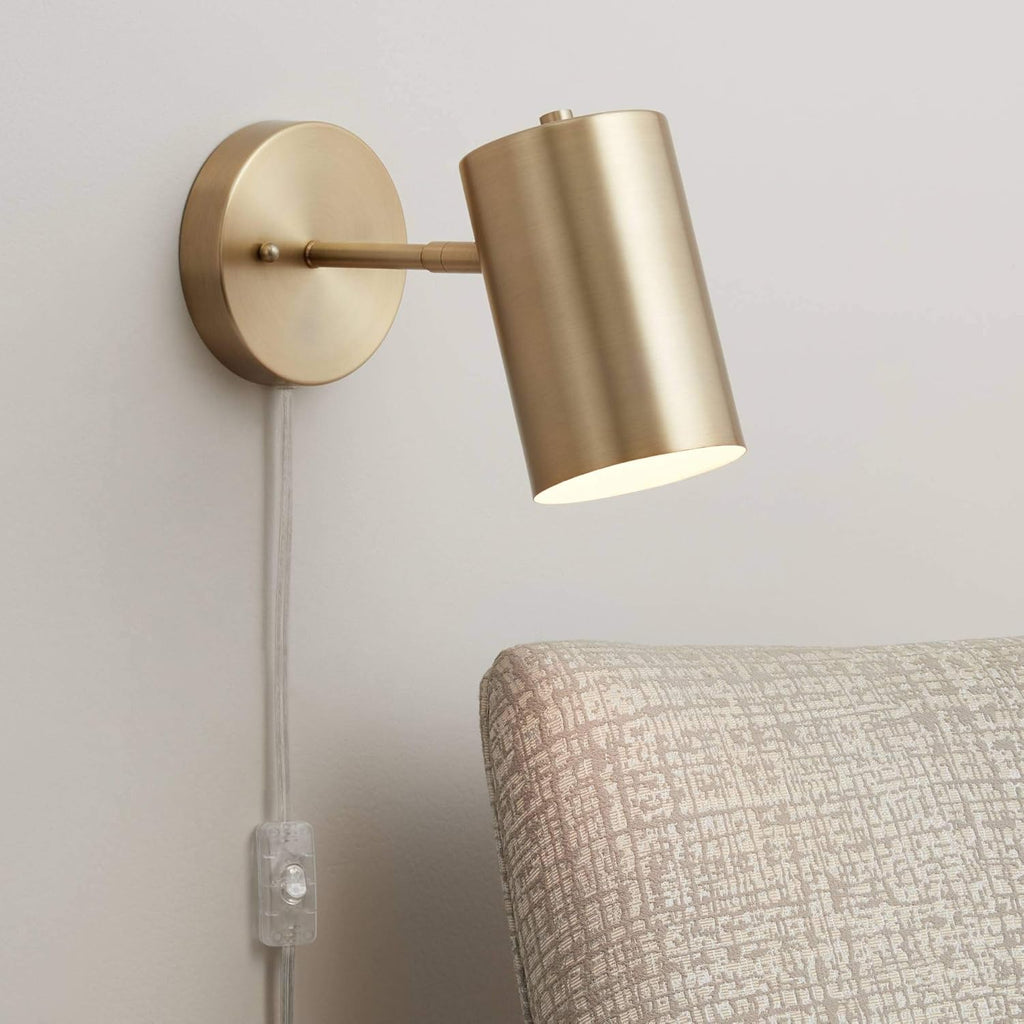 Polished Brass Plug-in Wall Lamp G93597