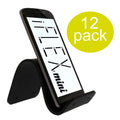 Mini Flexible Cell Phone Holder 12pk Black Silicone Mount P5851