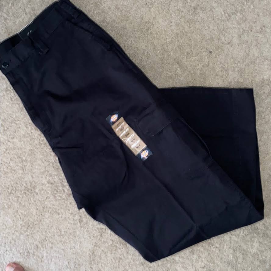Black Premium Industrial Cargo Pant A7212