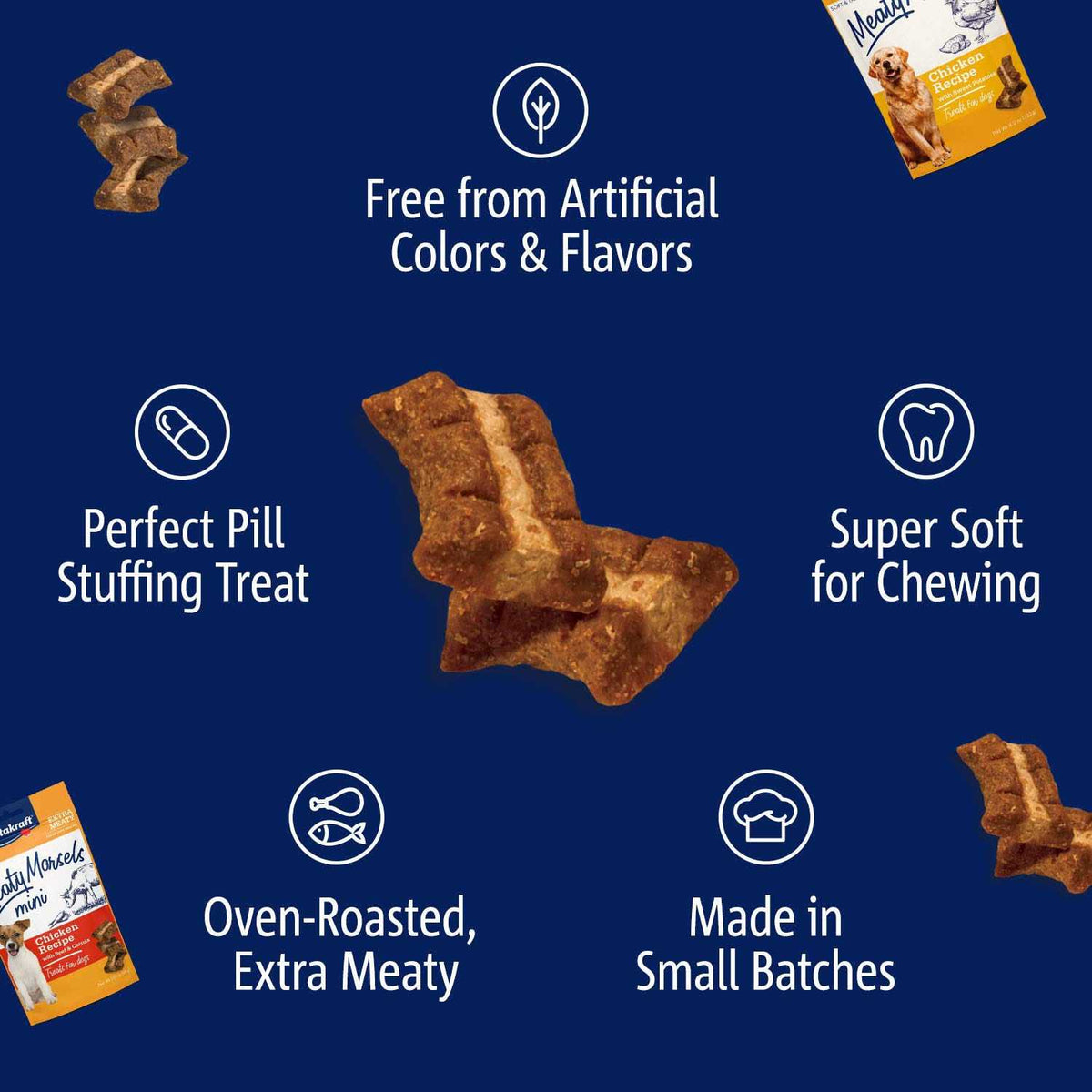 Chicken Recipe with Beef & Carrots Dog Treat D97519