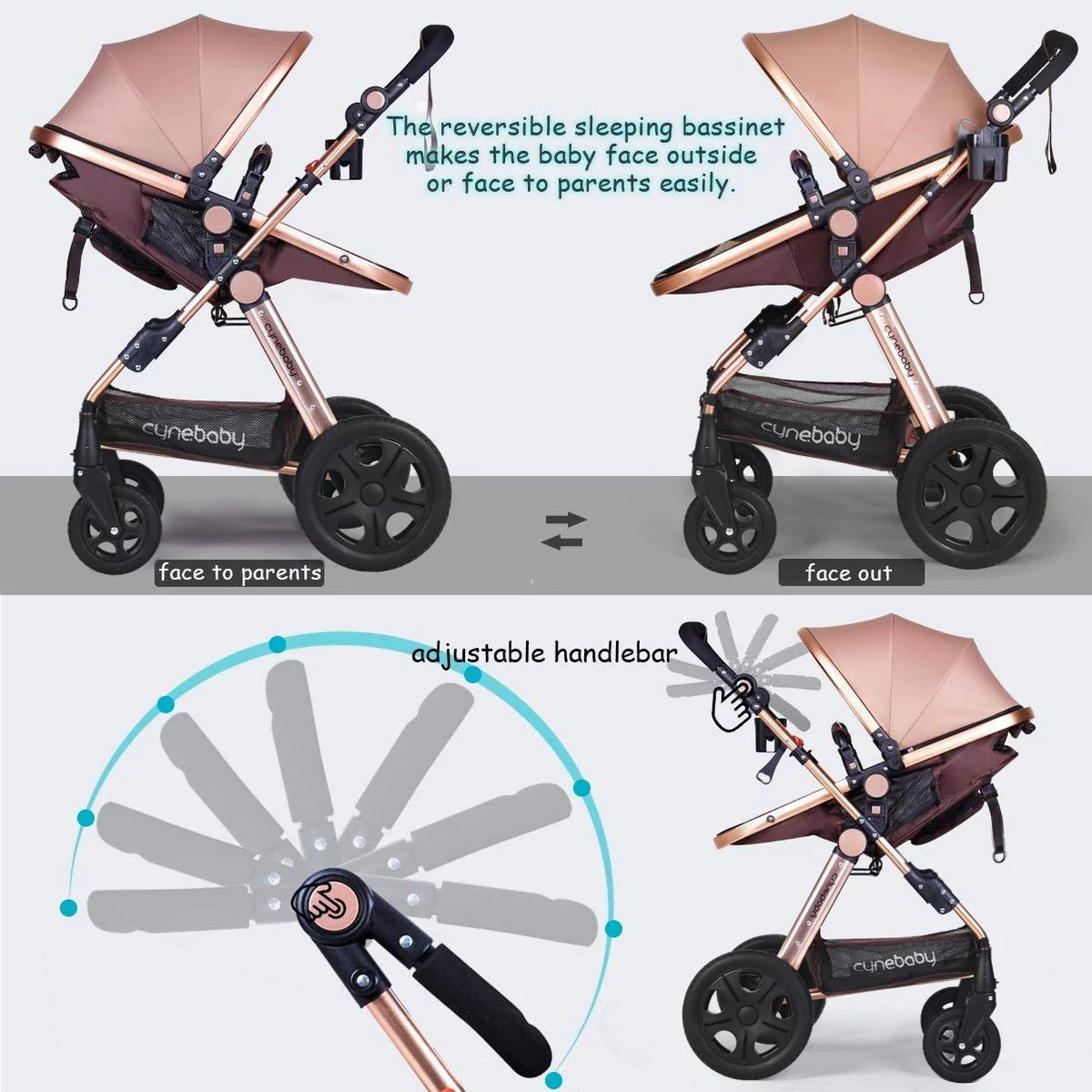 Newborn Infant Toddler Stroller U5905