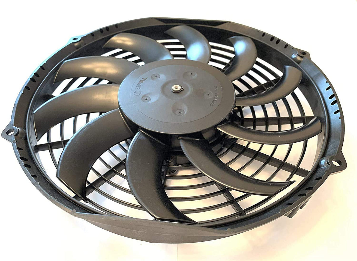 10'' Low-Profile Fan Puller Curved Blades 12Volt Pack of 2 O8607
