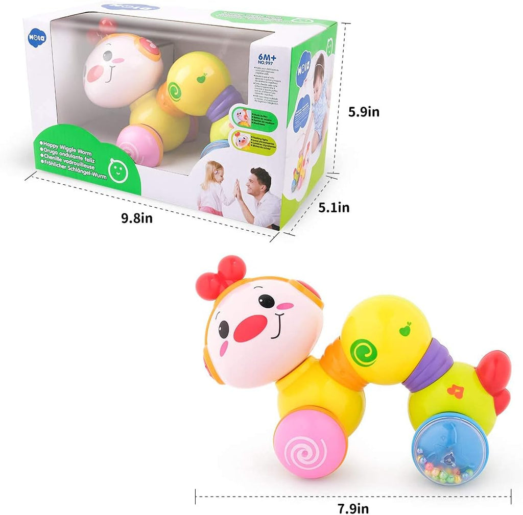 Press and Go Baby Crawling Toys with Light up Music D58870