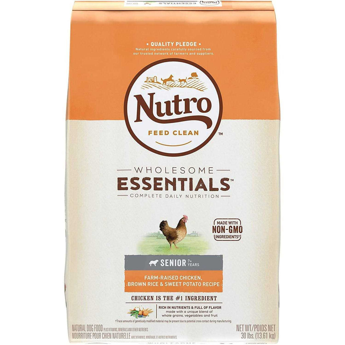 Chicken & Brown Rice Senior Dry Dog Food U708724
