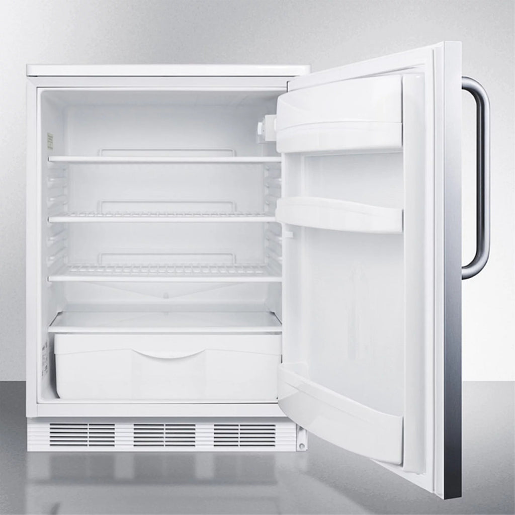 Counter Height Auto Defrost Refrigerator with Stainless Steel Door I598074