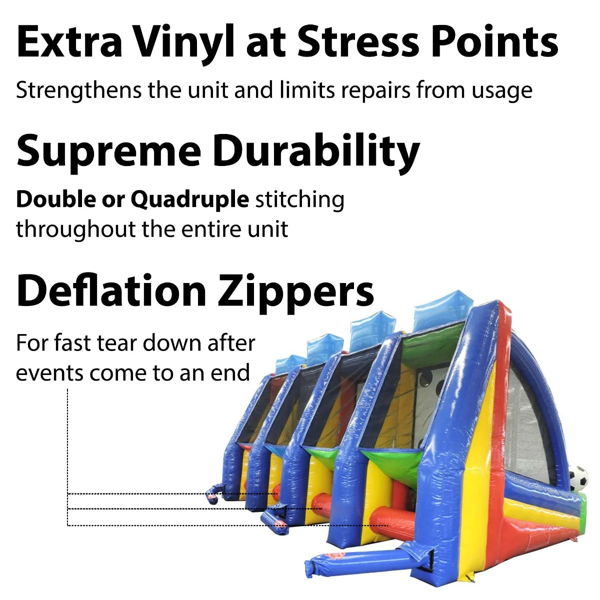 Commercial Vinyl Inflatable Kids Game E40614