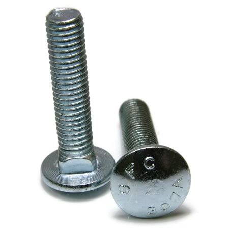 Zinc Plated Steel Carriage Bolt - 1/2 inch-13 x 4-1/2 inch - Qty 100 G323222